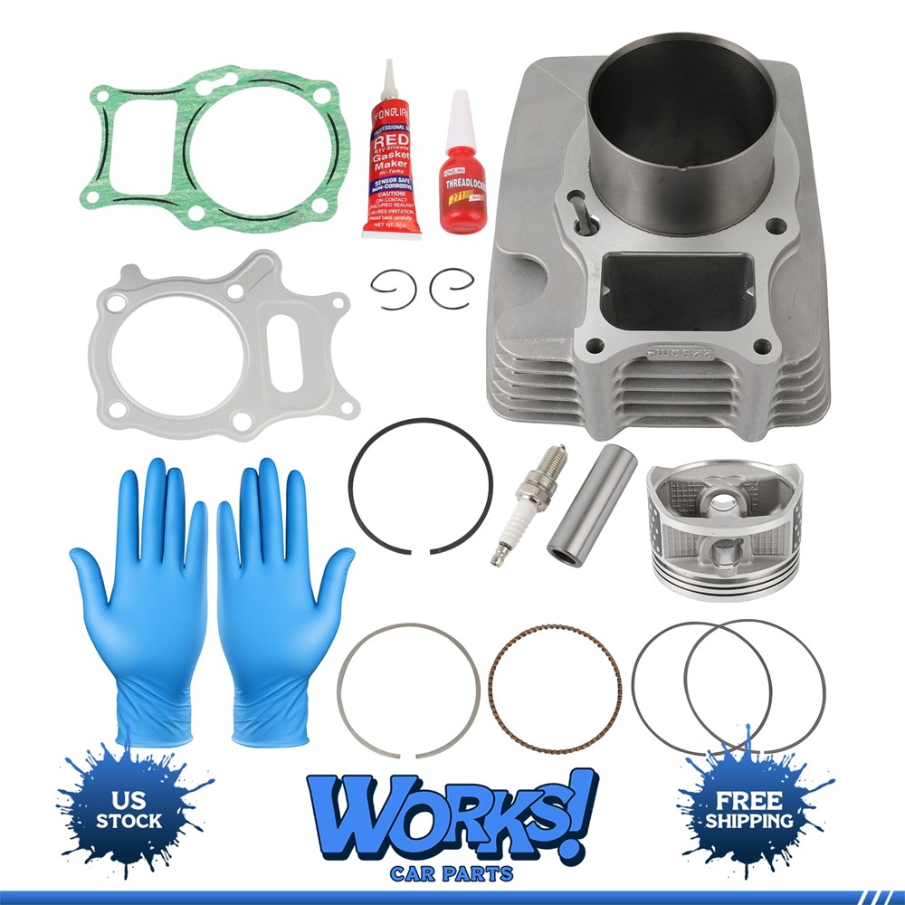 Top End Head Engine Gasket Kit For Honda TRX 250 Recon / 250EX / 250X (2002-2018)