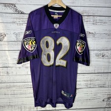 Vintage Reebok Baltimore Ravens Torrey Smith #82 Purple NFL Jersey Men’s XL