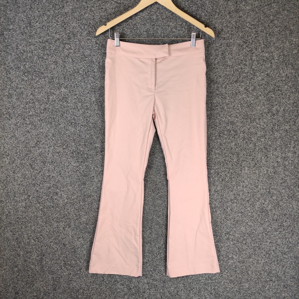 Glassons Pants Womens Size 6 Flared Pink Stretch