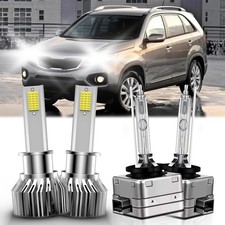 For Kia Sorento 2013-2013 Led Headlight Bulbs Kit Highlow Beam Bright White For Kia Sorento 2013-2013 Led Headlight Bulbs Kit Highlow Beam Bright White