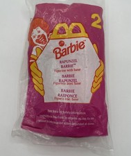 VTG 1996 McDonalds Barbie Rapunzel 2 Figurine Sealed Bag Toy Mattel NOS