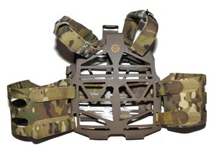 S&S Precision Old Gen Multicam Coyote DEVGRU SEAL Plate Frame MEDIUM SWIMMER