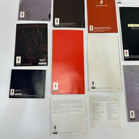 Lot of 14 Original 3DO Manuals & Inserts Wolfenstein 3D Hell Syndicate ++