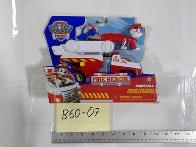 Paw Patrol Marshall Fire Rescue Engine Truck Vehicle Kids Toy 3+ Red White New