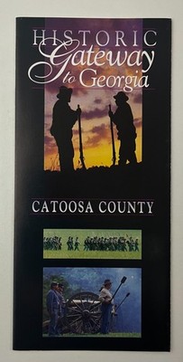 1980s Catoosa County Ringgold Georgia GA Tourist Guide Vintage Travel Brochure