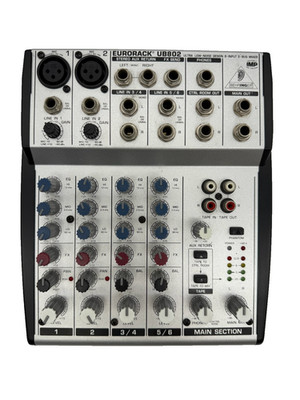 Behringer Eurorack UB802 Ultra-Low Noise 8 Input 2 BUS Mixer UNIT ONLY