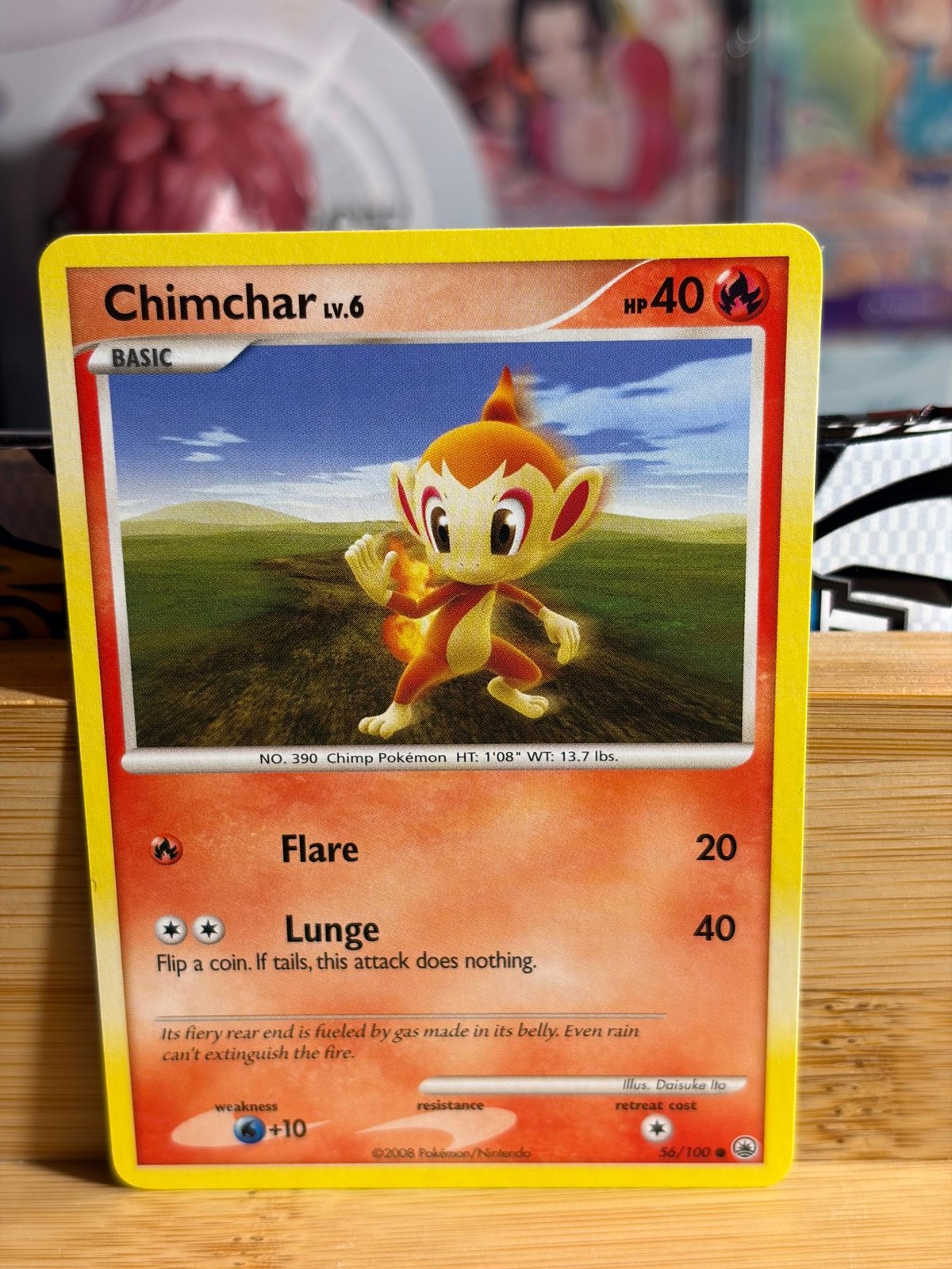 CHIMCHAR 56/100 Majestic Dawn Common Pokemon TCG Lightly Played