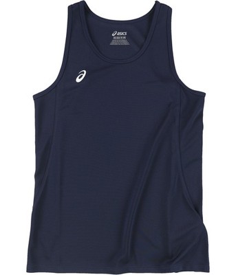 ASICS Womens Rival II Singlet Tank Top, navy, XS