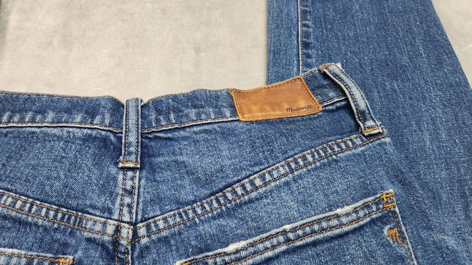 Madewell Women's 25 Blue Denim The High Rise Slim BoyJeans - Image 3 of 4
