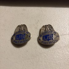 USBP US Immigration Border Patrol Pin Mini Badge G-23 Made In The USA