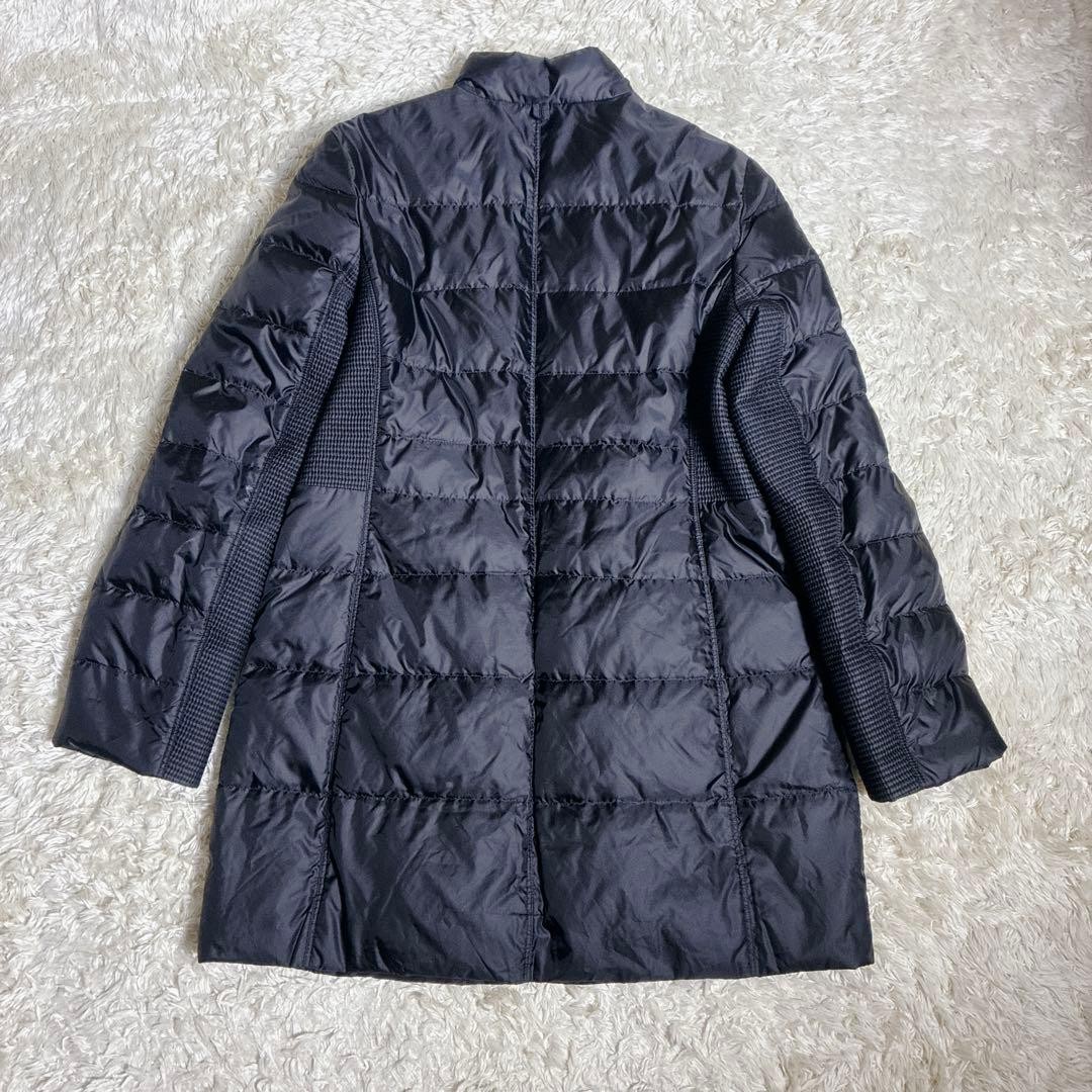Burberry London Down Coat Black With Nova Check Pattern Size 40 For Women thumbnail 10