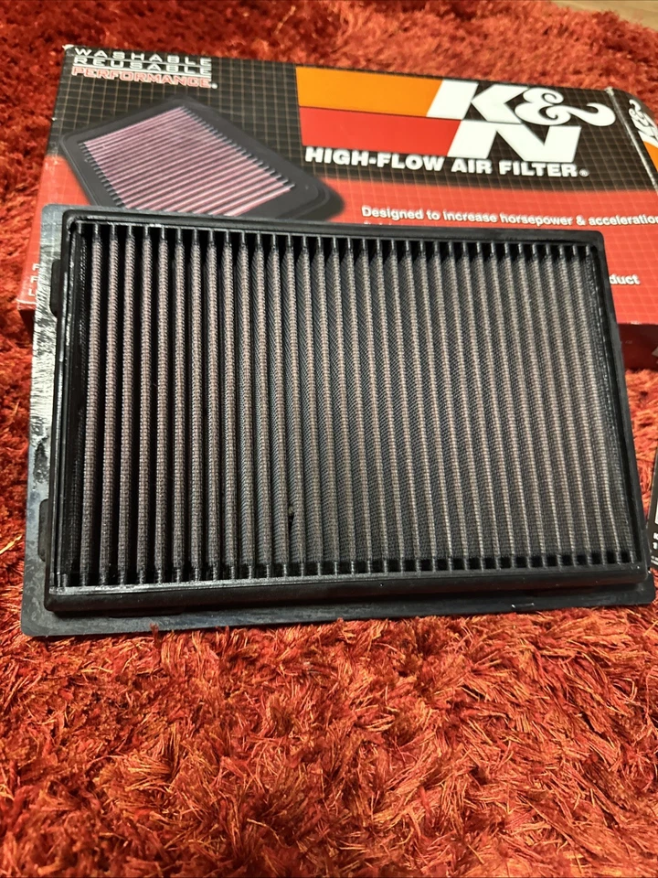 Filtro de aire lavable de repuesto K&N 33-2381 para Toyota RAV4 13-18 Lexus ES300h Foto 2 de 4