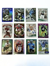 NFL Serial Numbered Football Card Lot of 12 (See Description for Card Details)