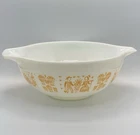 Rare Vintage Pyrex Orange Amish Butterprint #444 Cinderella Mixing Bowl 4 QT VGC