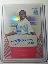 2025-26 panini Eternity OM Abedi PELE /10 Signature auto Marseille OM Olympians