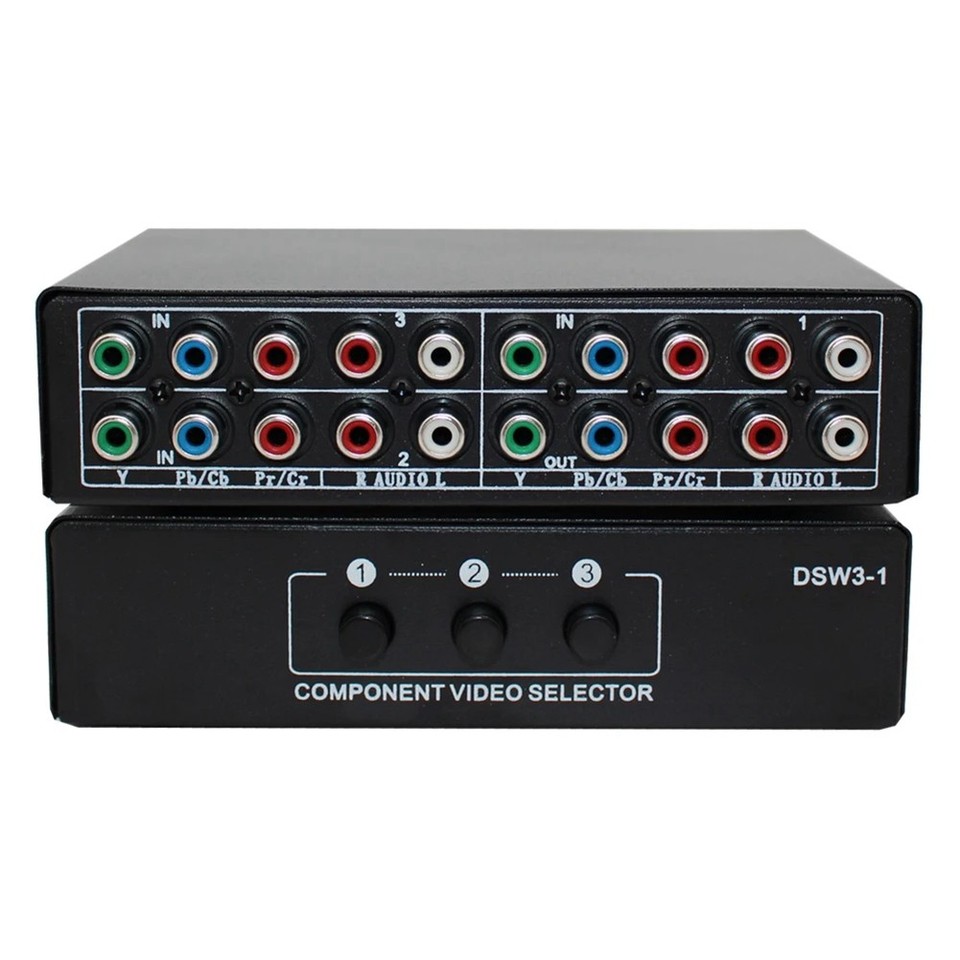 Output Component Video 2X(3 Channel 5 YPbPr Output Ypbpr Component RGB Switcher N5O2) | eBay ...