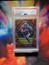 2022 Panini Select Tiger Prizm LAMAR JACKSON PSA 10 GEM MINT 💎 POP 1 🐅 