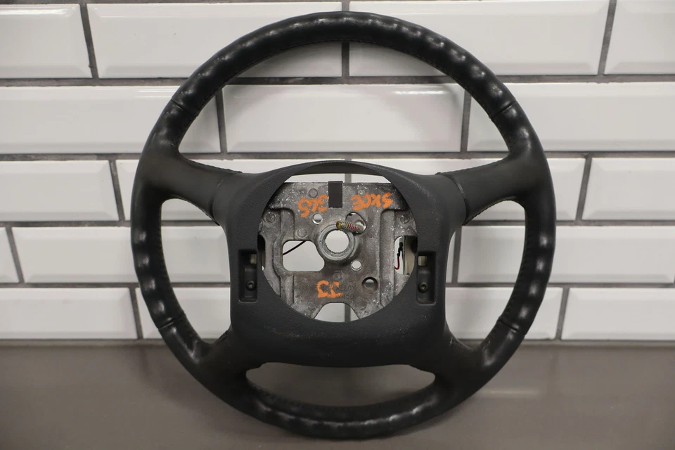 Volante de cuero gris 95-00 Chevy GMC Truck SUV GMT400 OBS Foto 4 de 4
