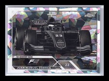 2023 Topps Chrome Sapphire Formula 1 F2 143 Juan Manuel Correa Black & White /15