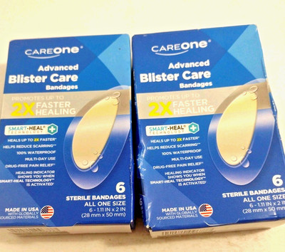 CareOne Advanced Blister Bandages - 12ct Faster Healing D7