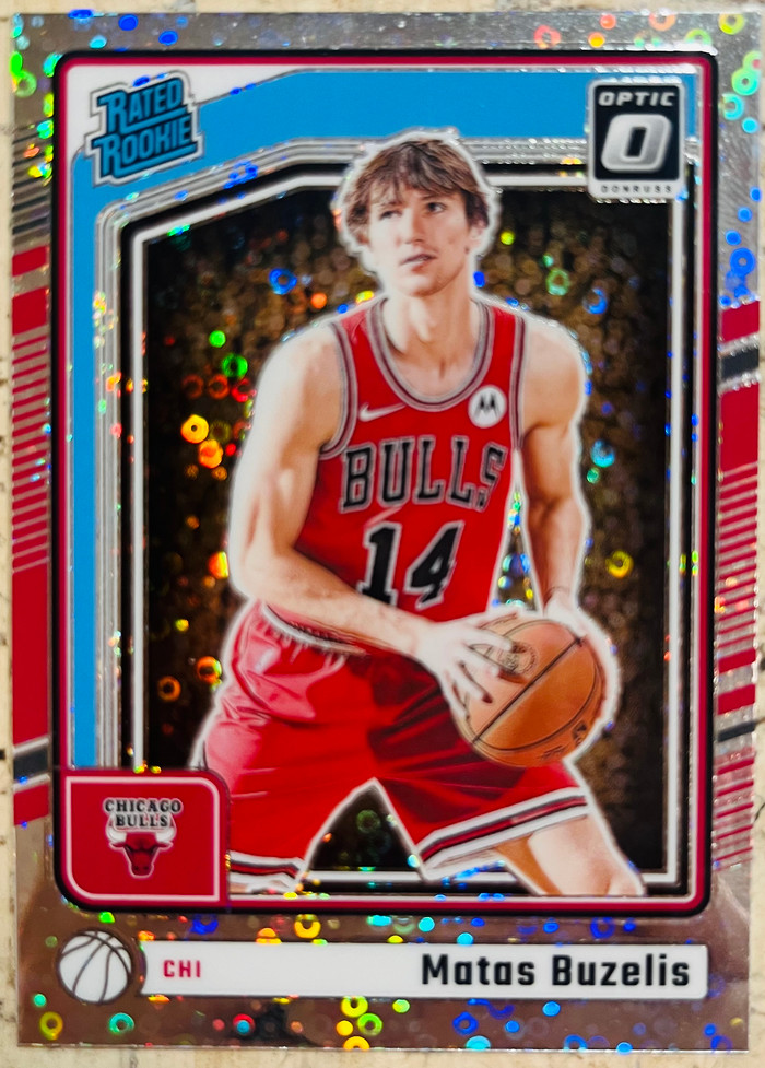 Matas Buzelis 2024-25 Panini Donruss Optic Silver Disco Rated Rookie RC #271