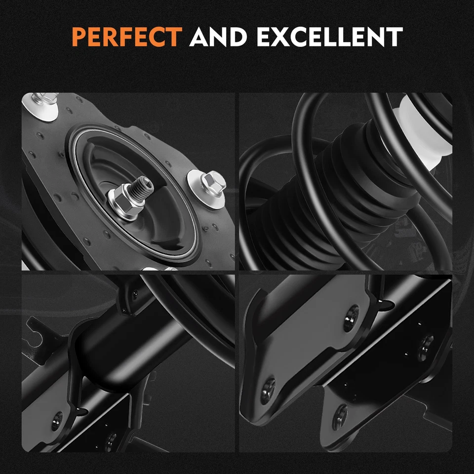 Puntales completos delanteros para Nissan Máxima 2009-2014 con conjunto de montaje de muelles helicoidales Foto 4 de 4