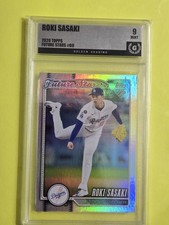 2026 Topps Series 1 Roki Sasaki Rainbow Foil Los Angeles Dodgers #66 Mint 9