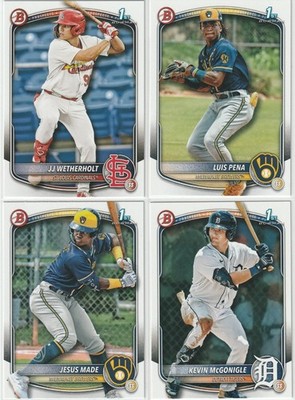 2025 Bowman Paper Prospect & Bowman Veterans & Rookies Pick Your Card