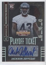 2014 Contenders Playoff Ticket /199 Jackson Jeffcoat (Helmet Down) #134 Auto 0v1
