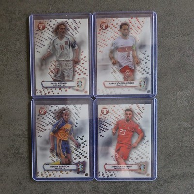 Topps Pristine Euro2024, Nedved/ Calhanoglu/Larsson & Shaqiri