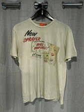 Vintage Hugo Boss New Sprayer - Graphic T Shirt  Gray Mens M