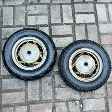 1987 - 1991 YAMAHA XC200Z XC 200 RIVA Front And Rear Set Of 2 Rims & Tires