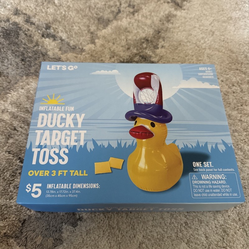 Ducky Target Toss 3' Tall, Brand New-Sealed Package!