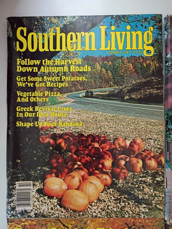 Lot Of 4 Vintage Southern Living Magazine Autumn Natural History Foto 3 de 4