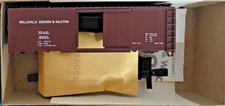 HO Athearn Kit Bev-Bel WAG 8001 40' Boxcar Wellsville Addison & Galeton NOS