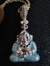 BARBARA BIXBY BUDA OM ENCANTO POTENCIADOR COLGANTE REGALO BUDA OHM LUNAR ssk