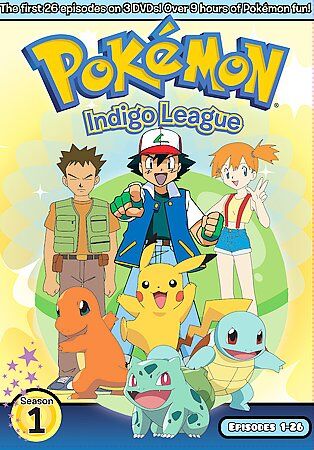 Pokémon 1ªTemporada Liga Indigo Completa e Dublada em DVD