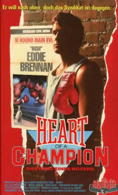 VHS ''HEART OF A CHAMPION'' Brad Davis, Frances Fisher, Steve Buscemi HIGHLIGHT