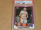 2023 Topps Chrome McDonald's All American Basketball Fuchsia Blue Swirl Wave Refractor Hannah Hidalgo #30 PSA 10