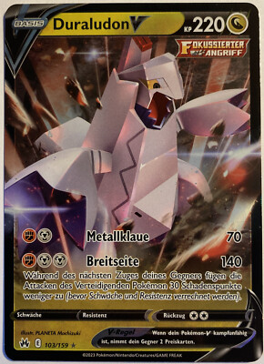Pokemon Duraludon V | Deutsch 103/159 Zenit der Könige | Near Mint