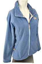 The North Face Osito Fleece BlueGray Fuzzy Sweater ~ Women's Size M