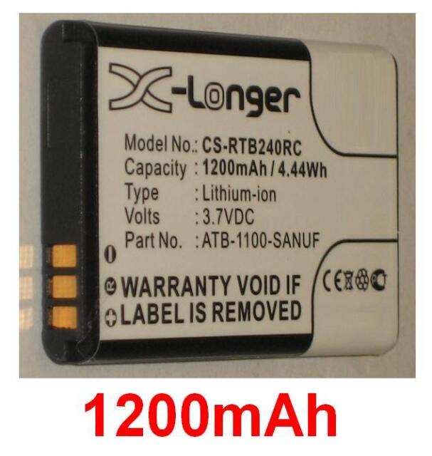 Batterie 1200mAh type 41-500012-13 ATB-1100-SANUF Pour RTI Pro24.z