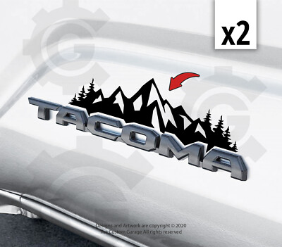 Premium Mountain Vinyl Decal for 2024-2025 Tacoma Door SR5 Pro