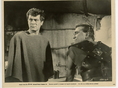 Vintage 8x10 Photo Spartacus 1960 film Kirk Douglas Tony Curtis