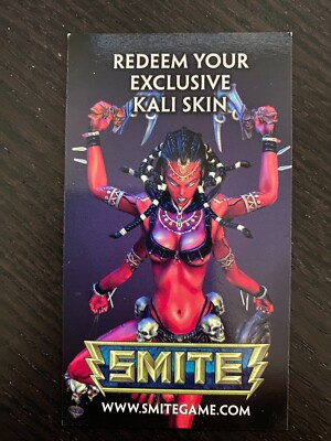 Exclusive Smite Kali Skin - 2013 - RARE - Unused Code