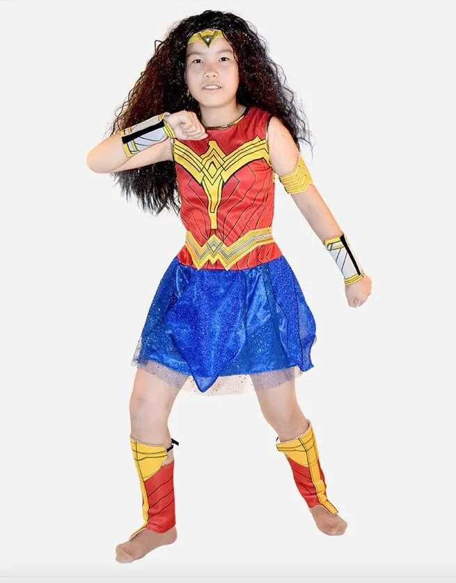 Costume Wonder Woman bambina carnevale festa cosplay
