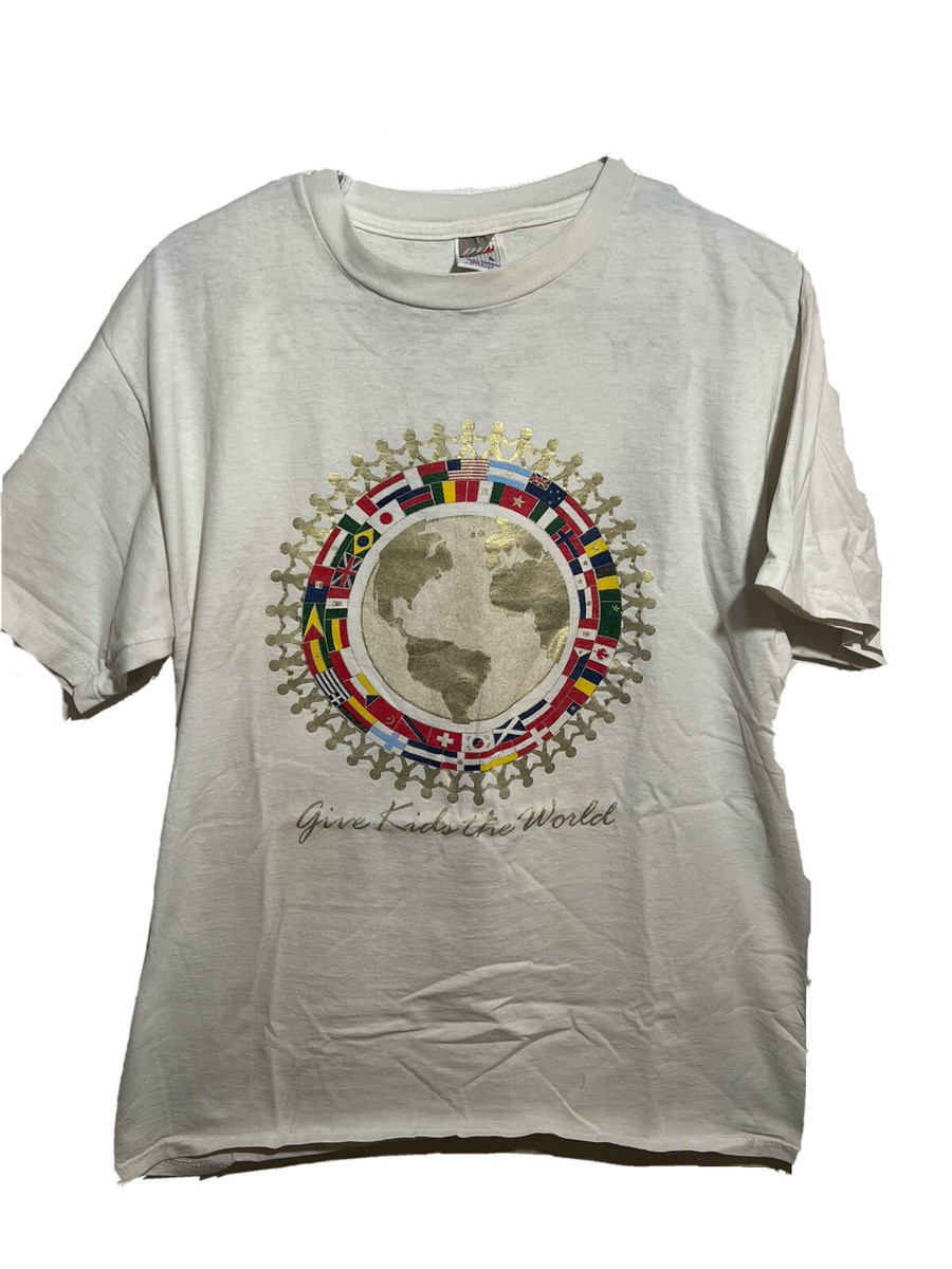 Vintage 90s Give Kids The World Single Stitch T Shirt Sz L | eBay