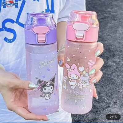 My Melody Water Bottle Pink 18.6oz Tritan Sports Bottle New Sanrio