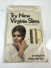 NOS VTG Original Collectible Cigarette VIRGINIA SLIMS 1960'S NEEDLE KIT NEW Gift