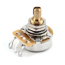 1x TAOT Custom CTS 500K Pot 3/8” Short Split Shaft Audio Taper 10% Tolerance